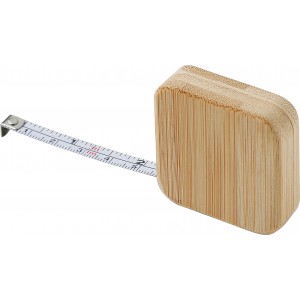 Bambusz m�r�szalag, 1 m-es, barna