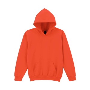 Gildan Heavy kapucnis gyerekpul�ver, Orange