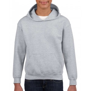 Gildan Heavy kapucnis gyerekpul�ver, Sport Grey