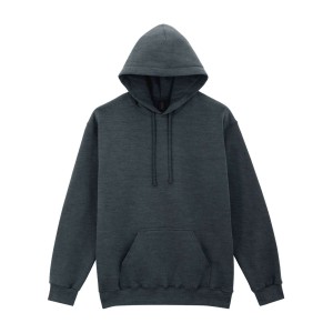 Gildan Softstyle kapucnis pulver, Dark Heather