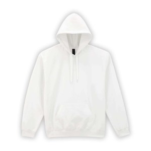 Gildan Softstyle kapucnis pulver, White