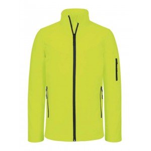 Kariban frfi softshell dzseki, Fluorescent Yellow