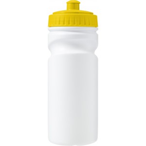Kulacs jrahasznosthat manyagbl, 500 ml, srga