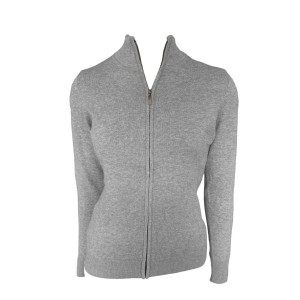 Legend Cipz�ros n�i kardig�n, Light Melange Grey