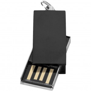 Mini Rotate fm pendrive, fekete (raktri)