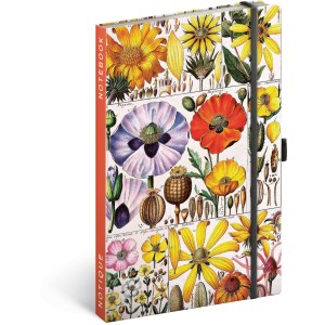 Notebook Herbal by Kateina Winterov, lined, 13  21 cm