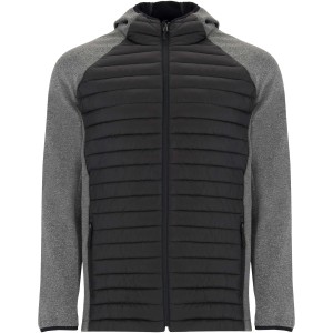 Roly Minsk uniszex hibrid dzseki, Black, Lead