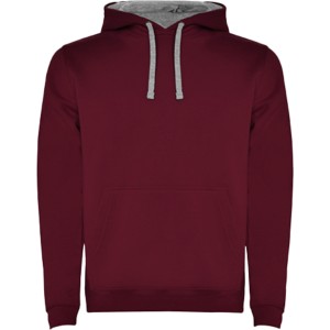 Roly Urban frfi kapucnis pulver, Maroon, Marl Grey