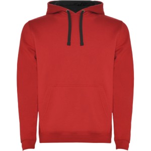 Roly Urban f�rfi kapucnis pul�ver, Red, Black